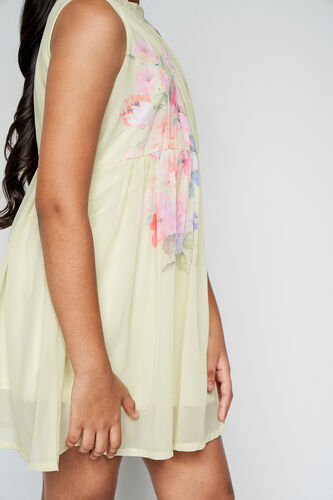 Blossoms Fit And Flare Dress, Green, image 7